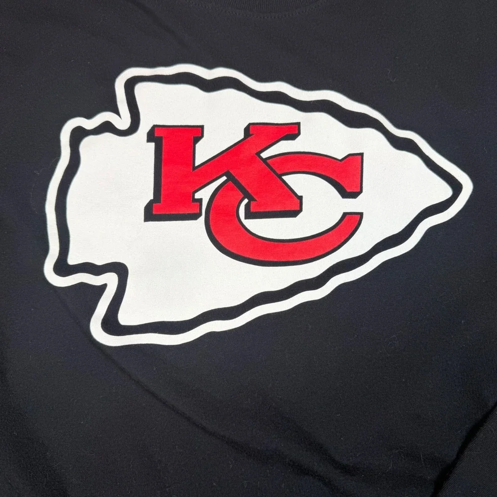 Nike Kansas City Chiefs Dri-FIT Long Sleeve Shirt Mens Large Black Athletic Cut
